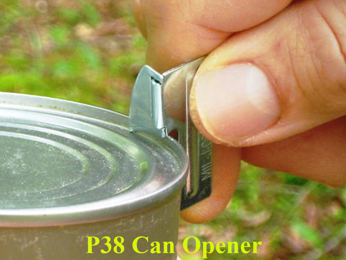 P38 & P51 Military-Style Can Opener – Lightweight Survival Tool For Camping, Hiking & Emergencies