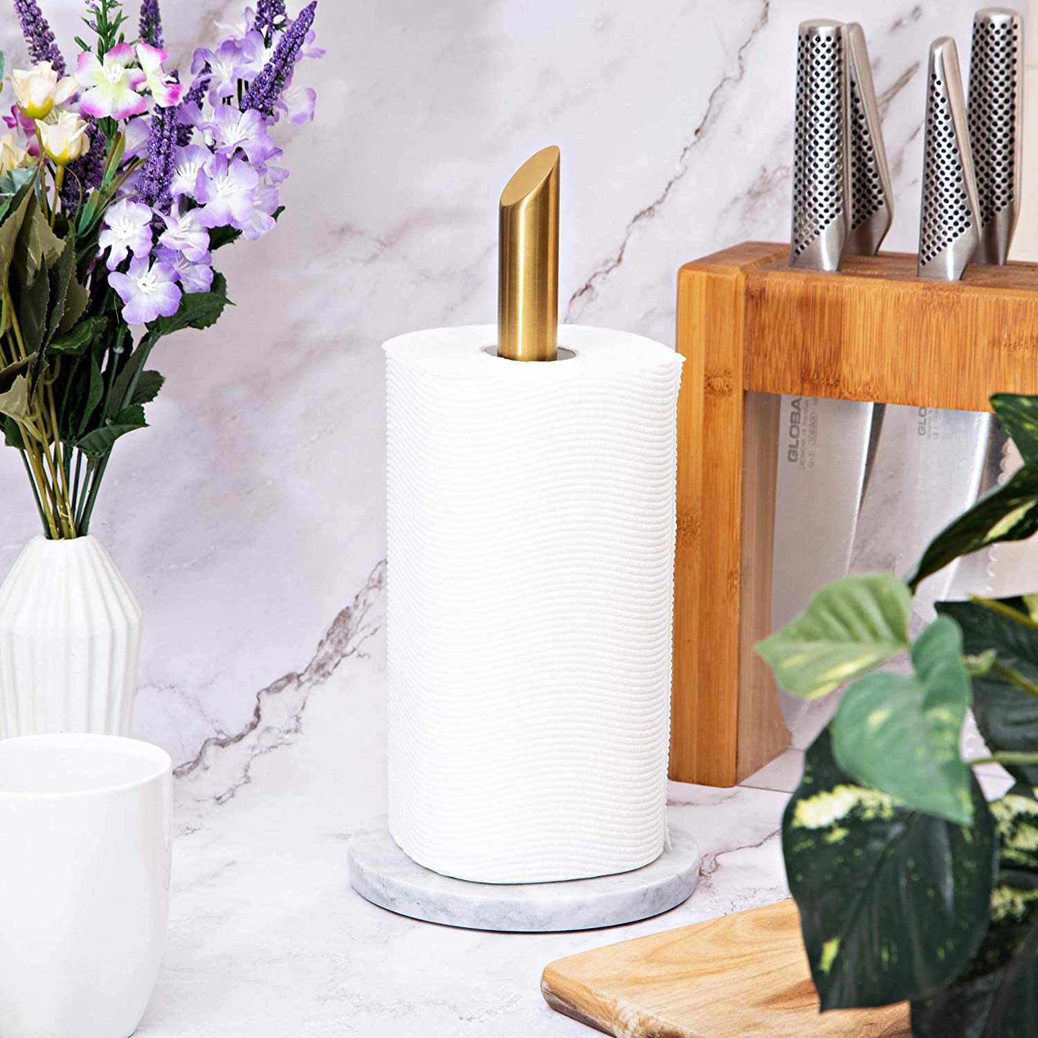 Gold Paper Towel Holder