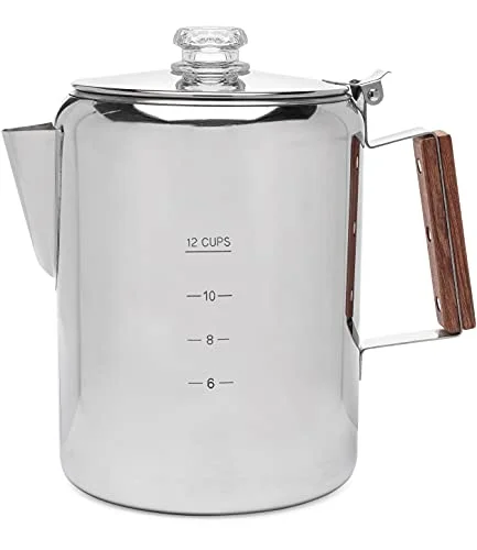 12 cup stovetop percolator for large households