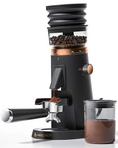 coffee grinder with zero retention design