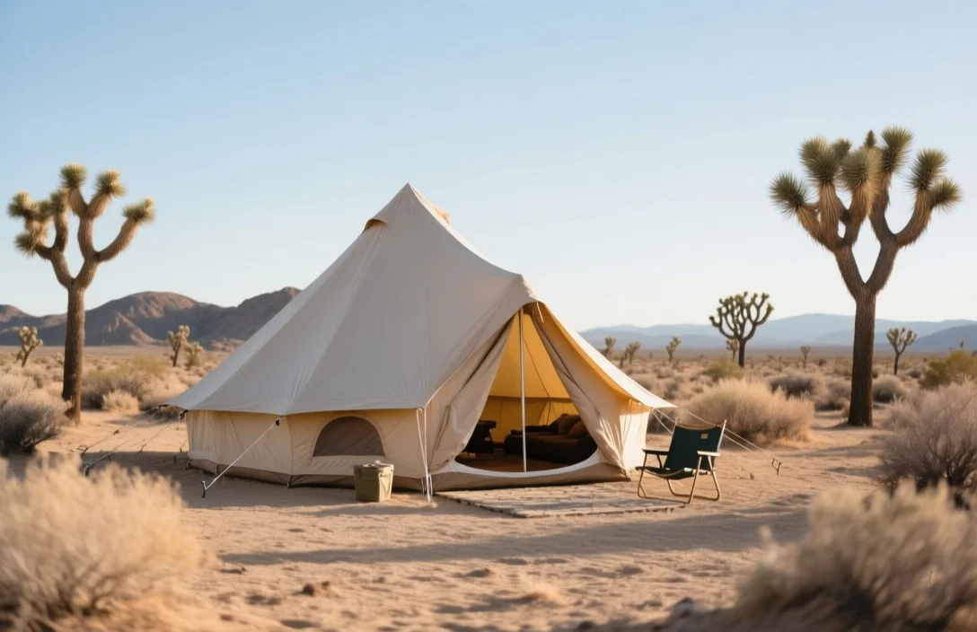 Desert glamping Joshua Tree