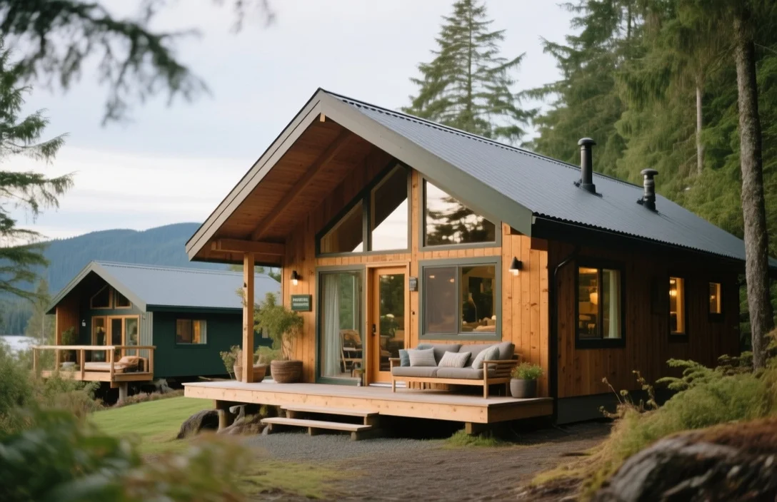 Eco lodges sustainable vacation Vancouver Island