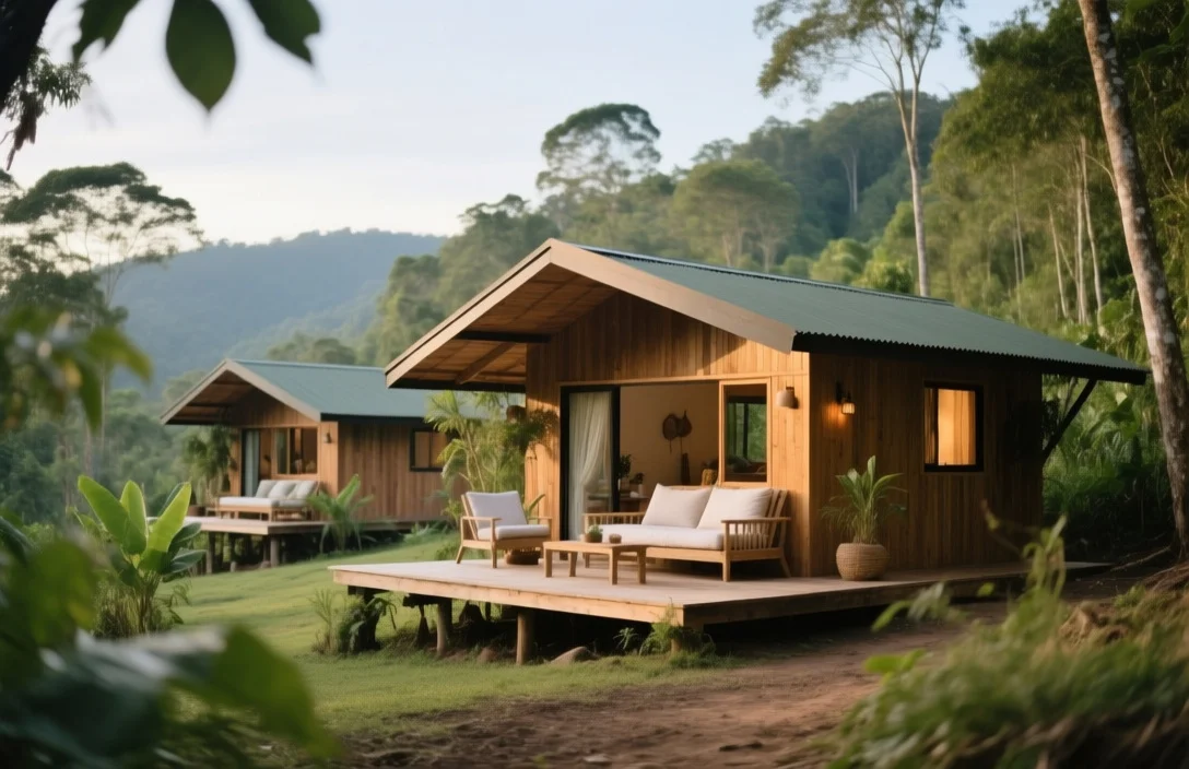 Eco lodges sustainable vacation