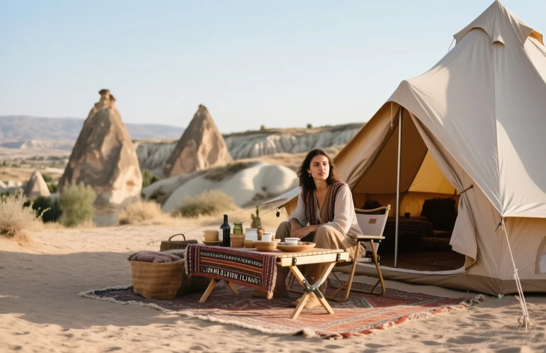 Essential Glamping Amenities Checklist - Desert-style glamping Cappadocia Turkey