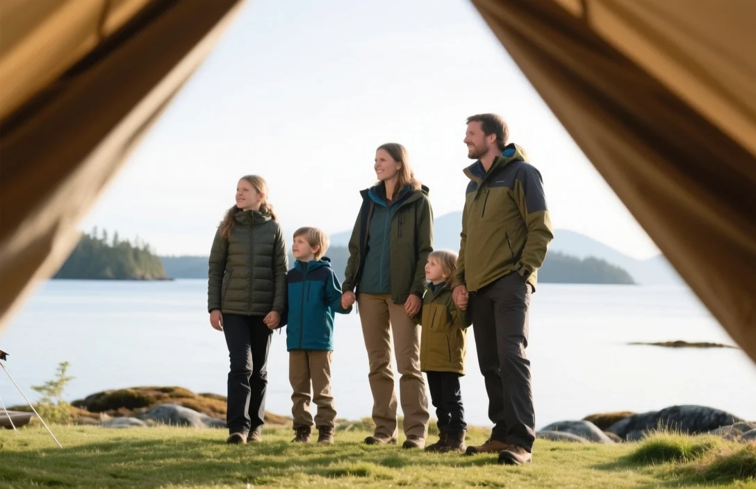 Family glamping resorts Tofino