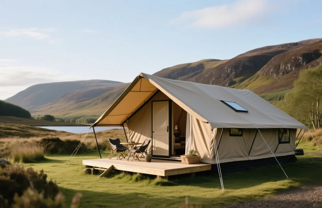 Luxury glamping Scottish Highlands