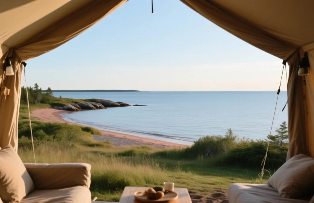 Oceanview glamping Prince Edward Island