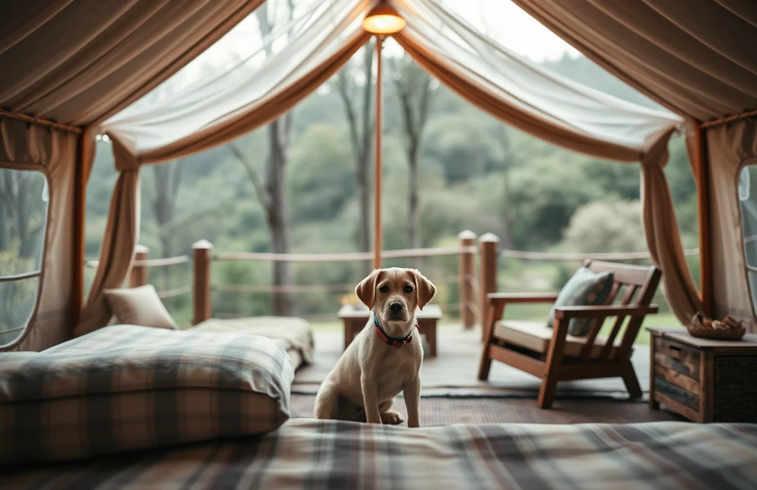 Pet-friendly Luxury Glamping Options - Luxury glamping Great Smoky Mountains