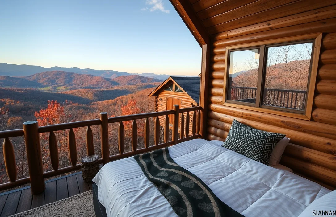 Romantic Cabins With Views - Luxury glamping Great Smoky Mountains