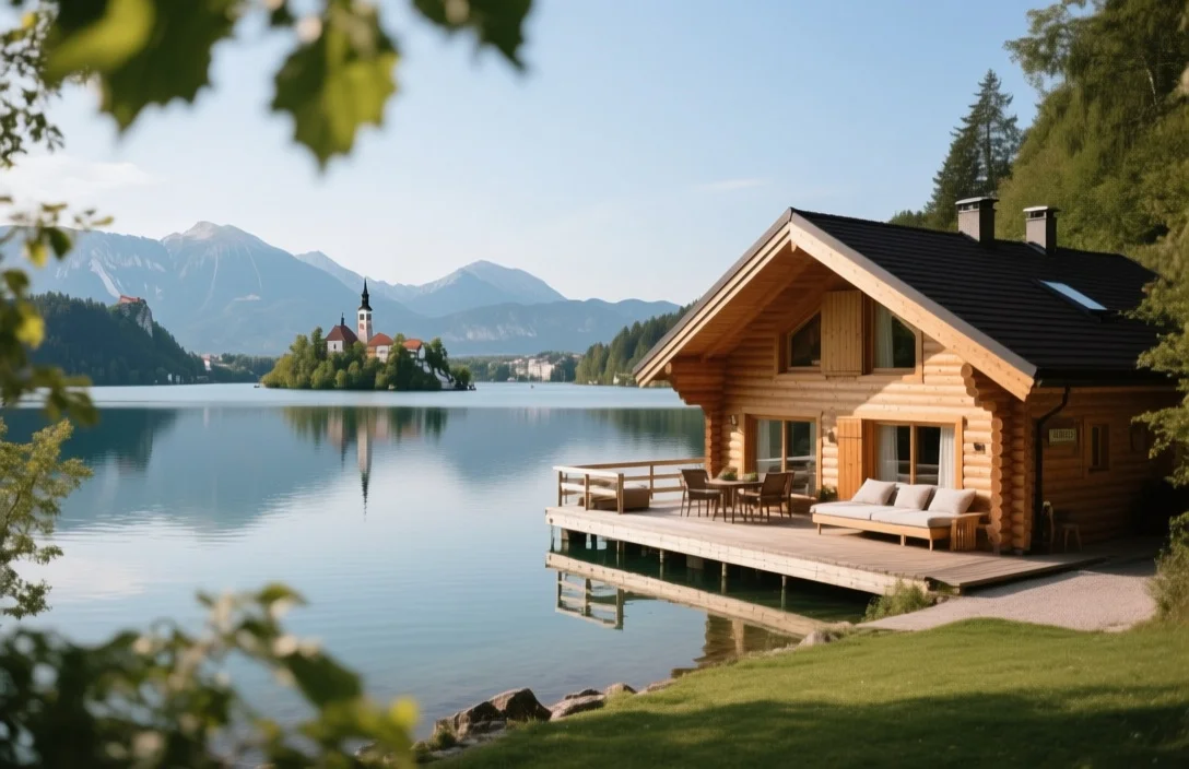 Strategic Locations For Lake Access - Waterfront cabin rentals Lake Bled Slovenia