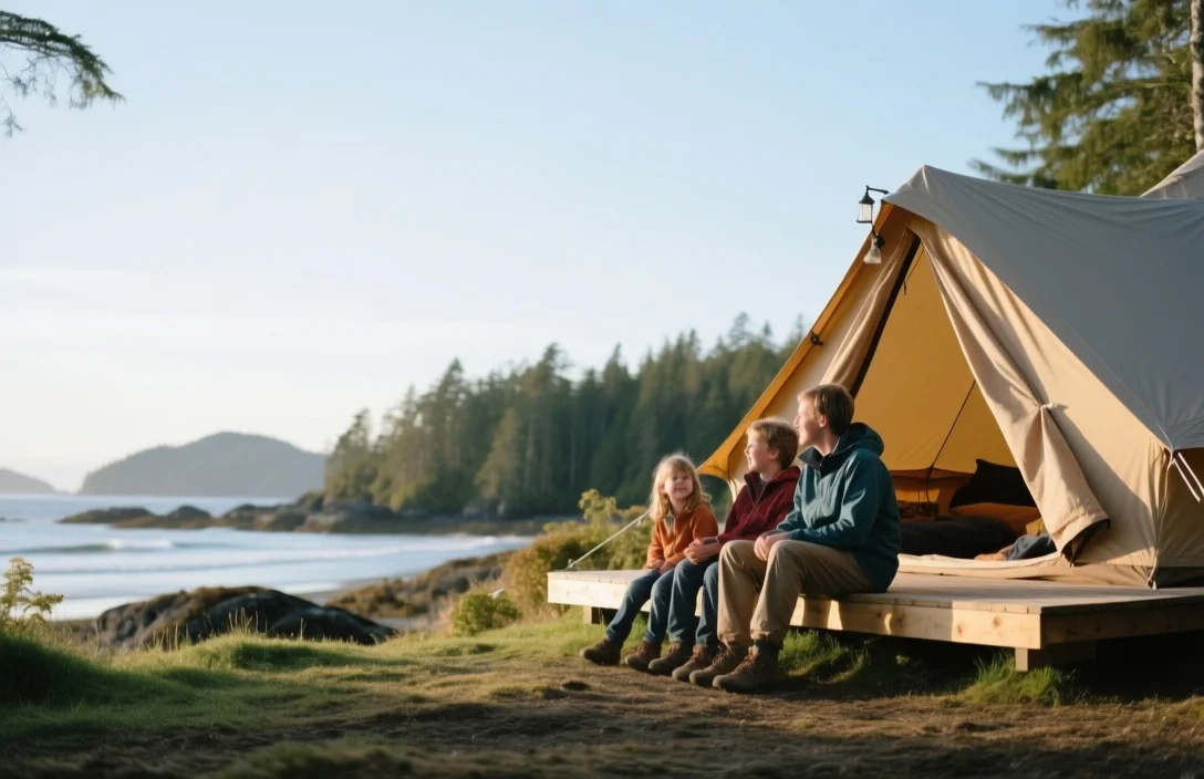 Tofino Glamping Costs And Budgeting - Family glamping resorts Tofino