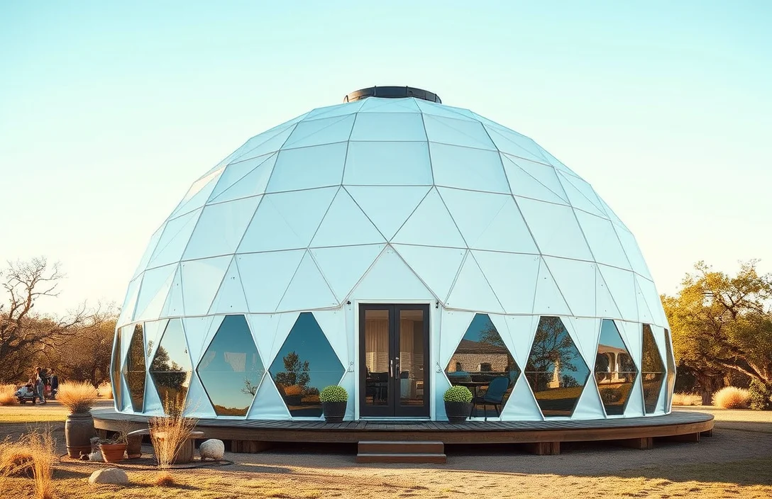 Unique Xl Geodome At The Cedars Ranch (Wimberley) - Where to find unique geodesic dome stays in Texas Hill Country