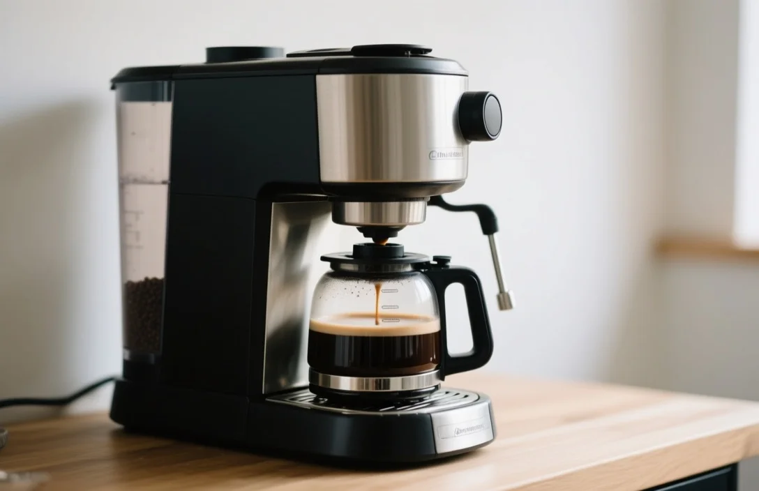 what is a coffee maker with grinder