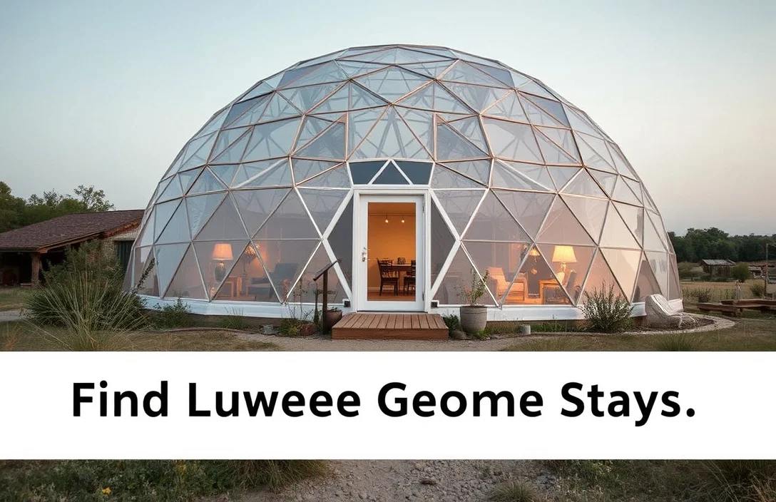 Where to find unique geodesic dome stays in Texas Hill Country