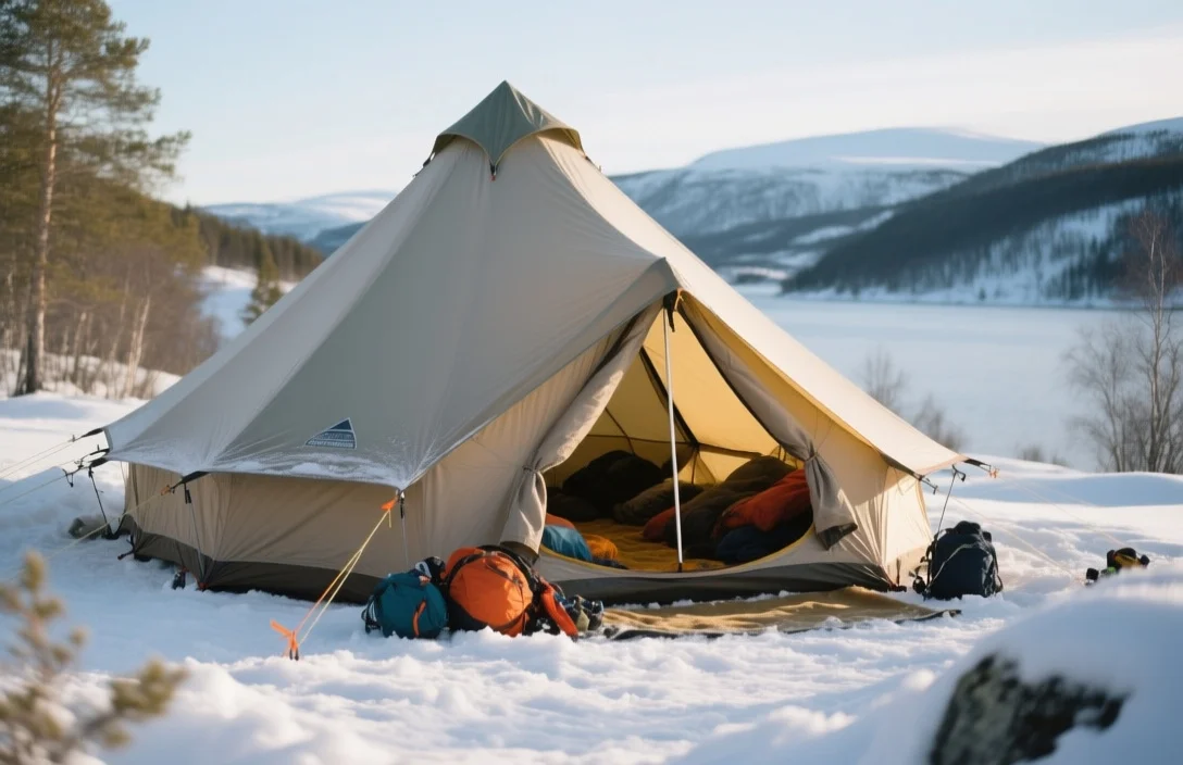 Winter Glamping Heated Tents Norway: What To Expect - Winter glamping heated tents Norway
