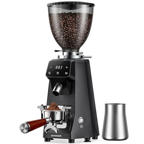 commercial grade electric burr coffee grinder