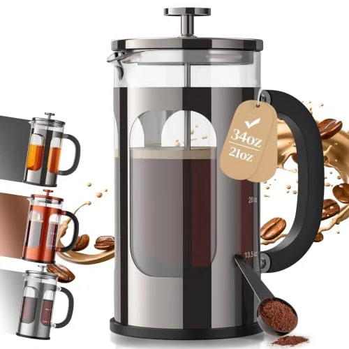 french press for cold and hot coffee