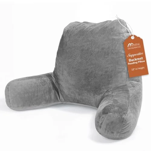 reading pillow with arms for bed