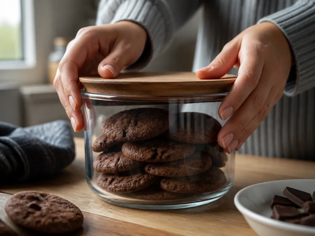 Set Up Your Cookie Storage - how to keep chocolate cookies soft