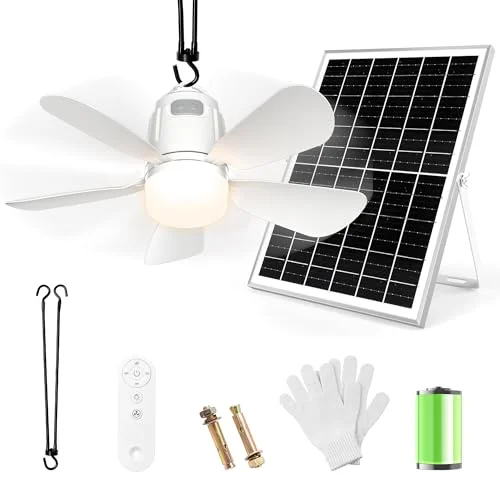 solar powered outdoor fan