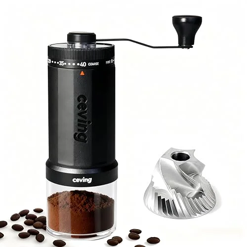 stainless steel manual hand coffee grinder