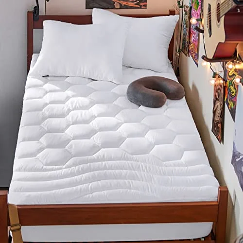 twin xl mattress topper for dorm bed