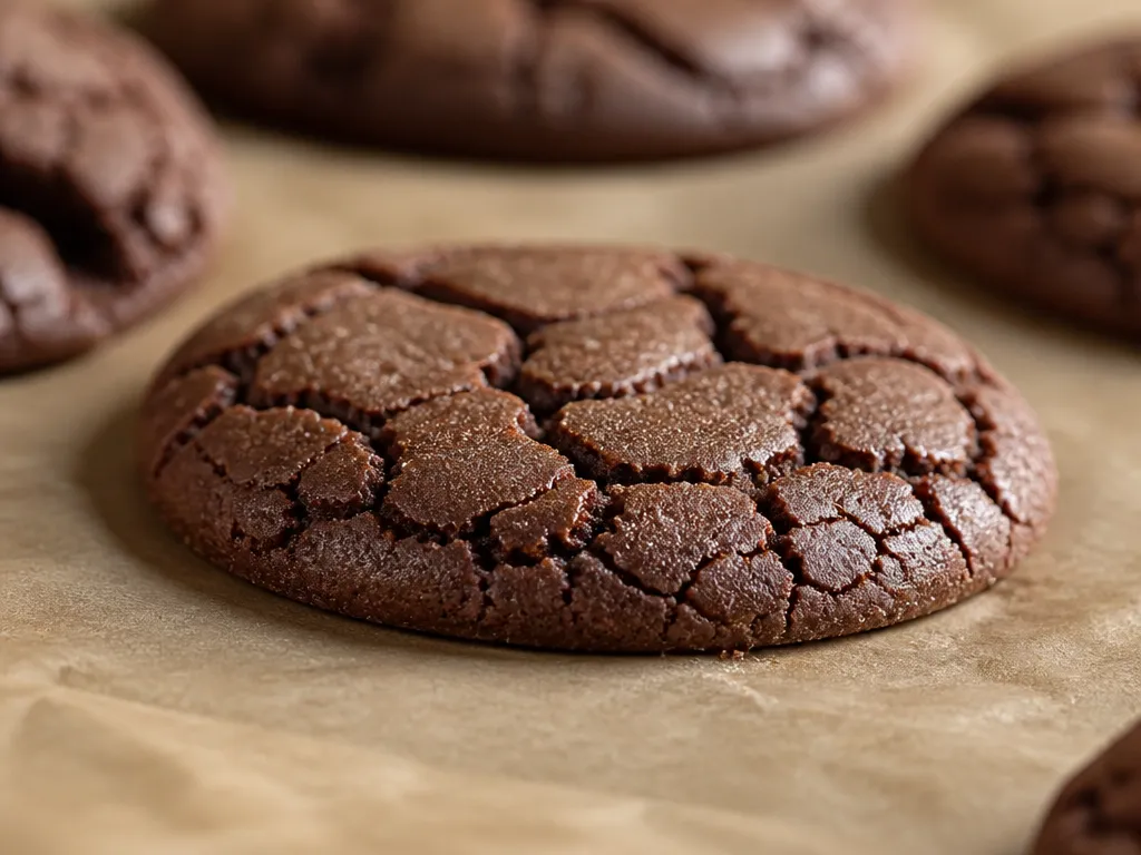 why do chocolate cookies crack on top