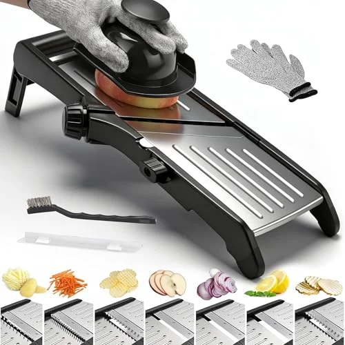 adjustable mandoline slicer for vegetables