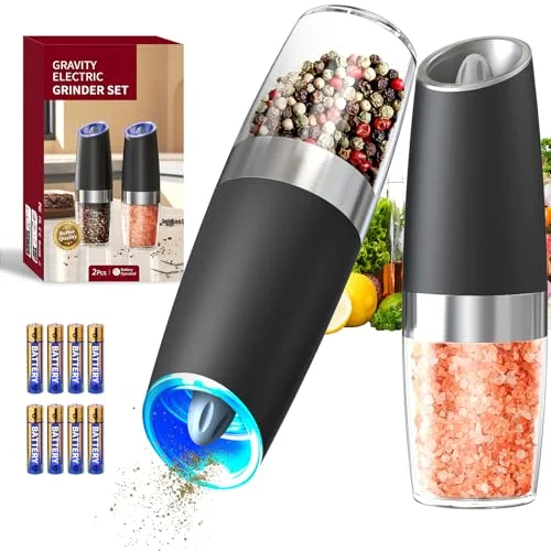 automatic battery operated salt mill