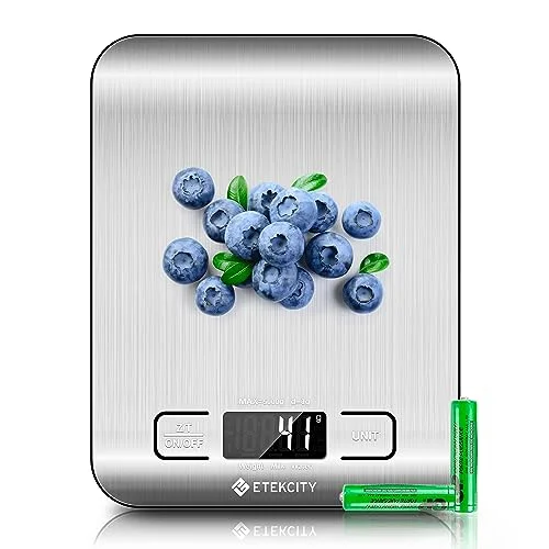 battery free kitchen scale