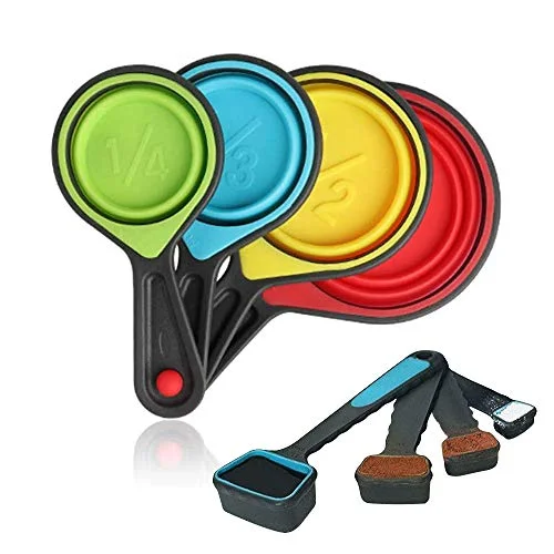 collapsible silicone measuring tools