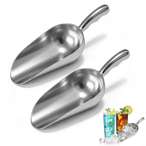 heavy duty aluminum flour scoop set for dry goods