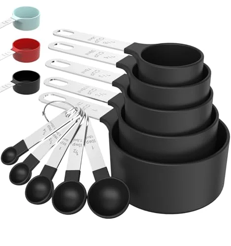 kitchen measuring cups with metric markings