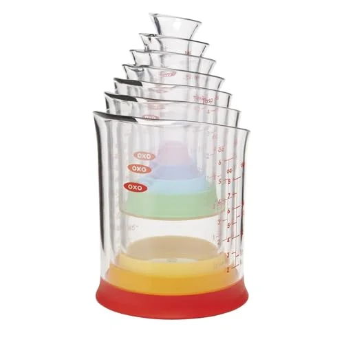 liquid measuring beaker set for cooking