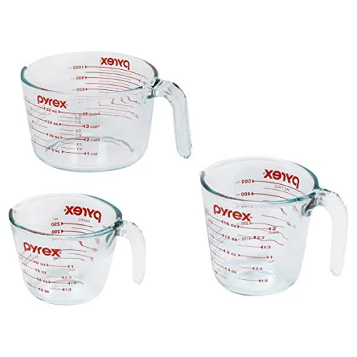 liquid measuring cup set for baking