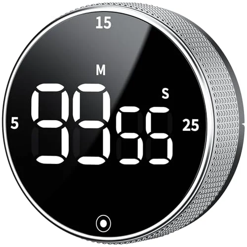 magnetic digital timer for refrigerator