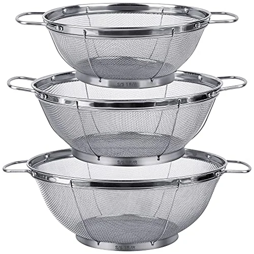 mesh colander strainer basket for salad