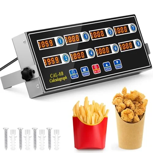 multi channel digital timer for restaurant and home kitchen