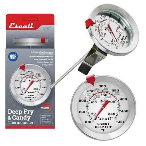 oven safe candy thermometer with pot clip