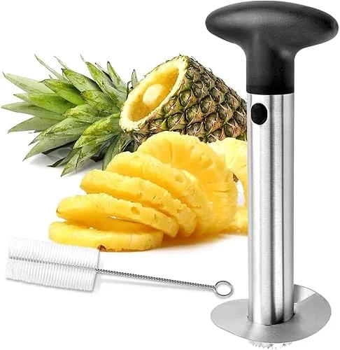 pineapple corer and slicer tool stainless steel