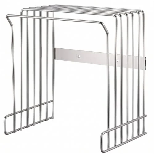 wall mounted cutting board holder rack